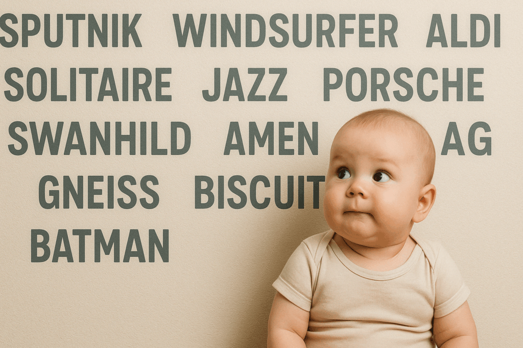 Die 50 seltsamsten Babynamen, die tatsächlich verwendet werden